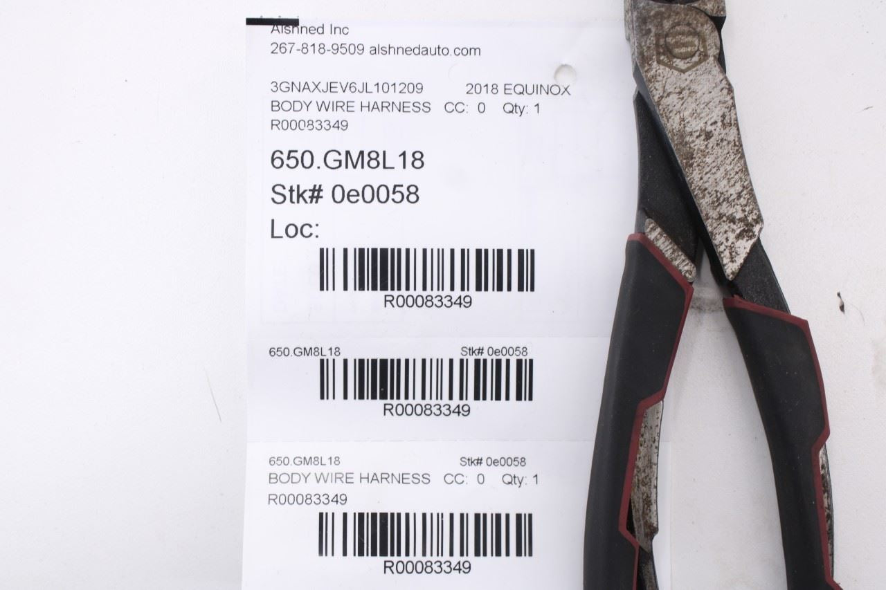 2018 Chevrolet Equinox LT Dash Instrument Panel Wire Harness 84194418 OEM13