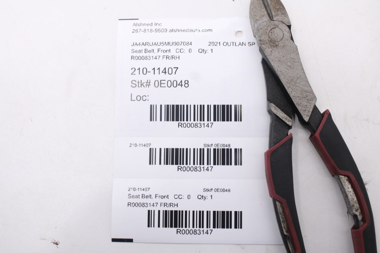 2019-25 Mitsubishi Outlander Sport SE 2.0L Front Right Side Seat Belt Retractor11