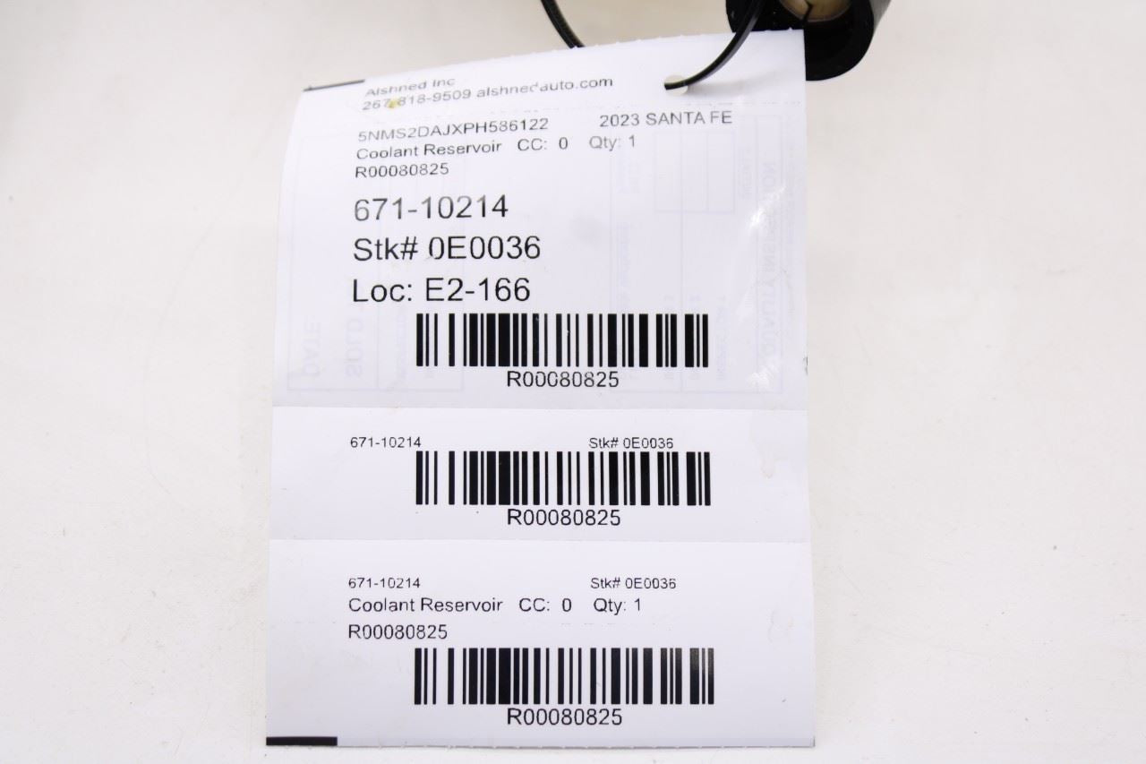 21-26 Hyundai Santa Fe SEL 2.5L Engine Coolant Tank Reservoir Bottle 25430-R500011