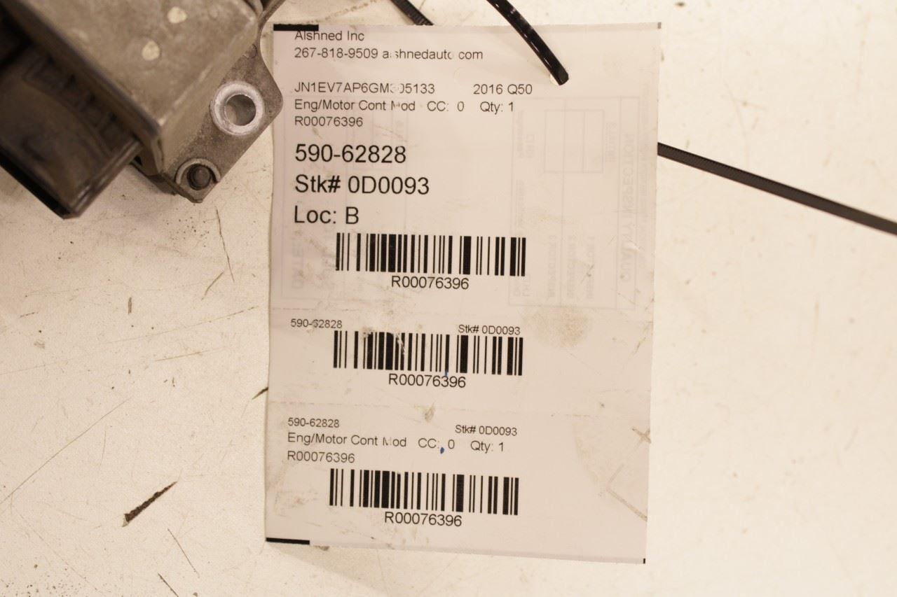 2016-2018 Infiniti Q50 Premium 3.0L Engine Control Module ECU ECM 23703-5CA0A - Alshned Auto Parts
