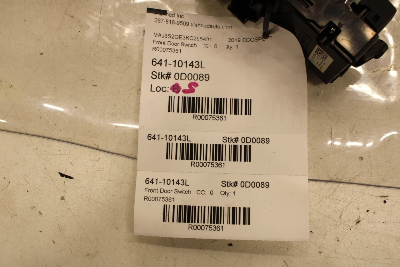 2018-2022 Ford Ecosport SE Front Left Master Power Window Switch GN15-14A132-MA - Alshned Auto Parts