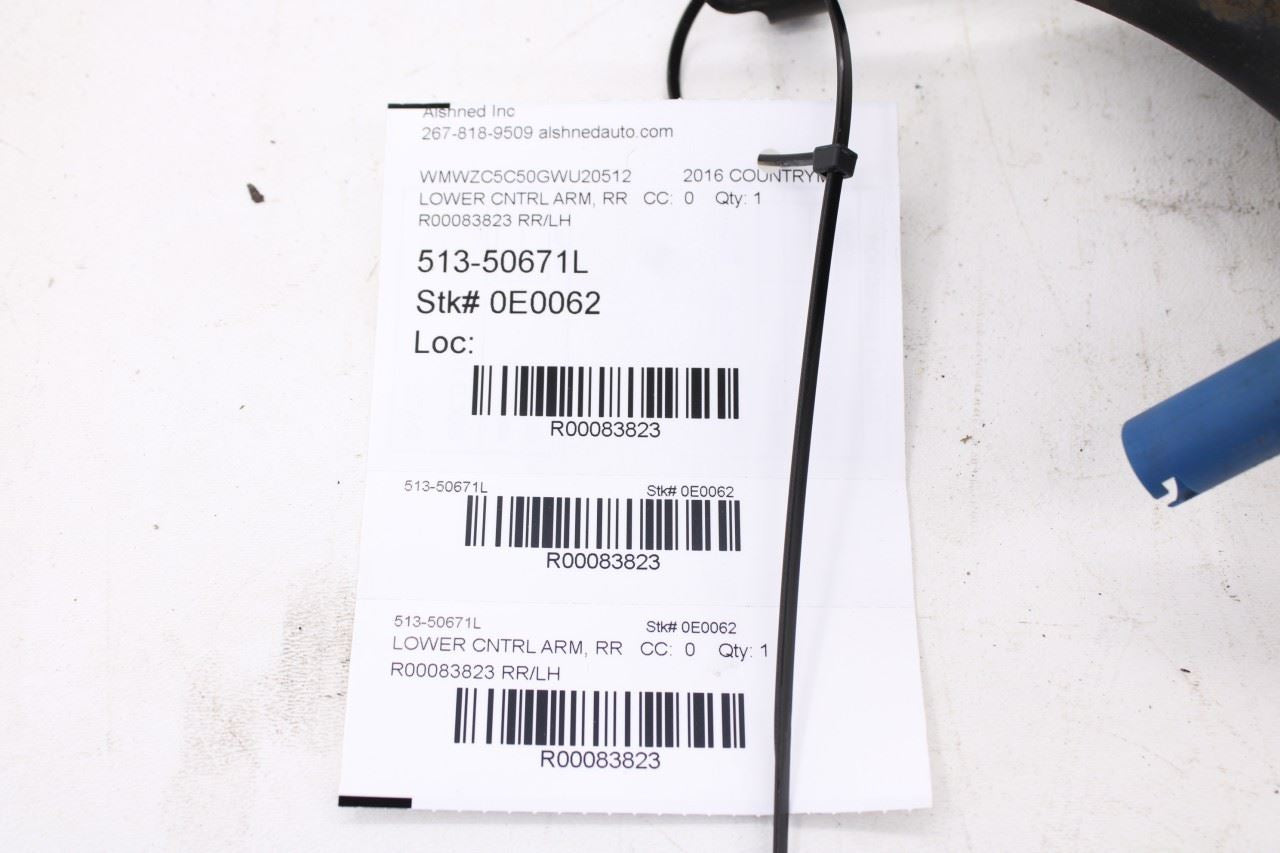 11-16 Mini Countryman Cooper S AWD Rear LH Side Trailing Arm Spindle Knuckle Hub15