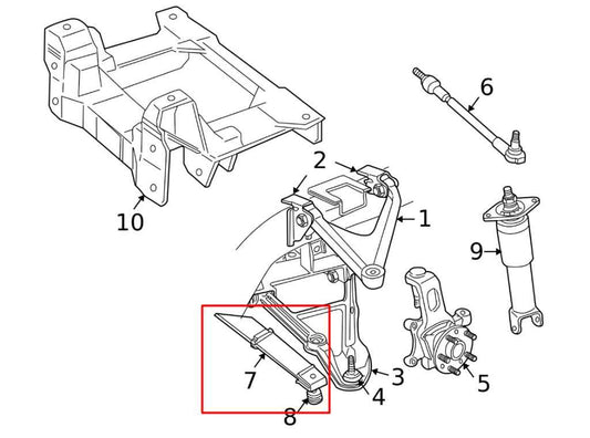 1997-04 Chevrolet Corvette RWD Rear Suspension Passenger Right Side Leaf Spring - Alshned Auto Parts