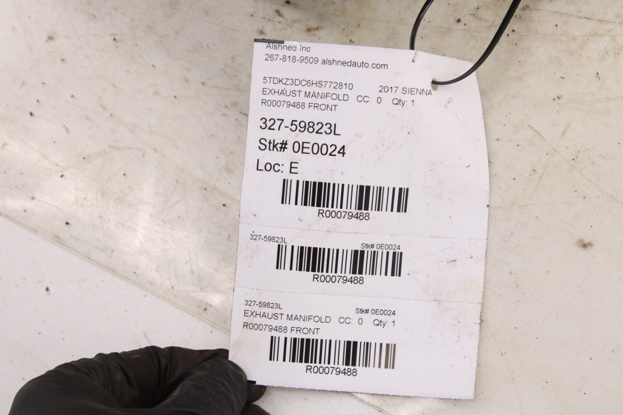 2016-20 Toyota Sienna LE 3.5L FWD Front Left Exhaust System Manifold 17150-0P330 - Alshned Auto Parts