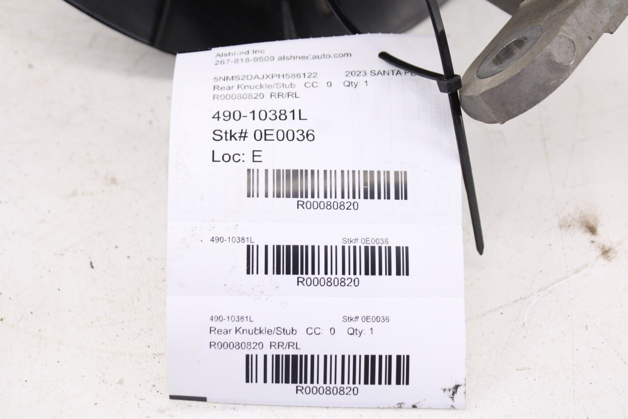 2021-23 Hyundai Santa Fe SEL 2.5L AWD Rear Driver Left Side Spindle Knuckle Hub12