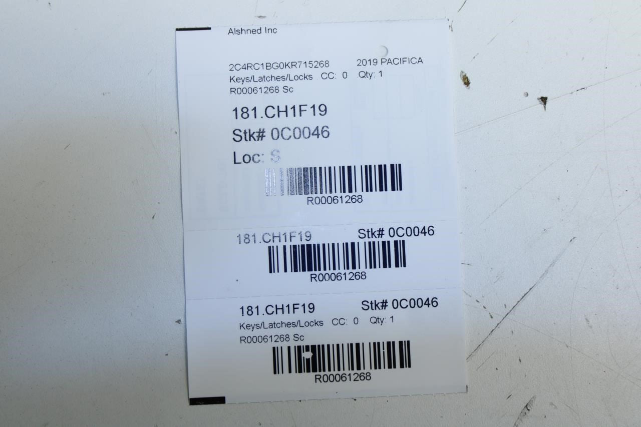 17-24 Chrysler Pacifica Key Keyless Remote Entry Fob Transmitter 68217832AC - Alshned Auto Parts