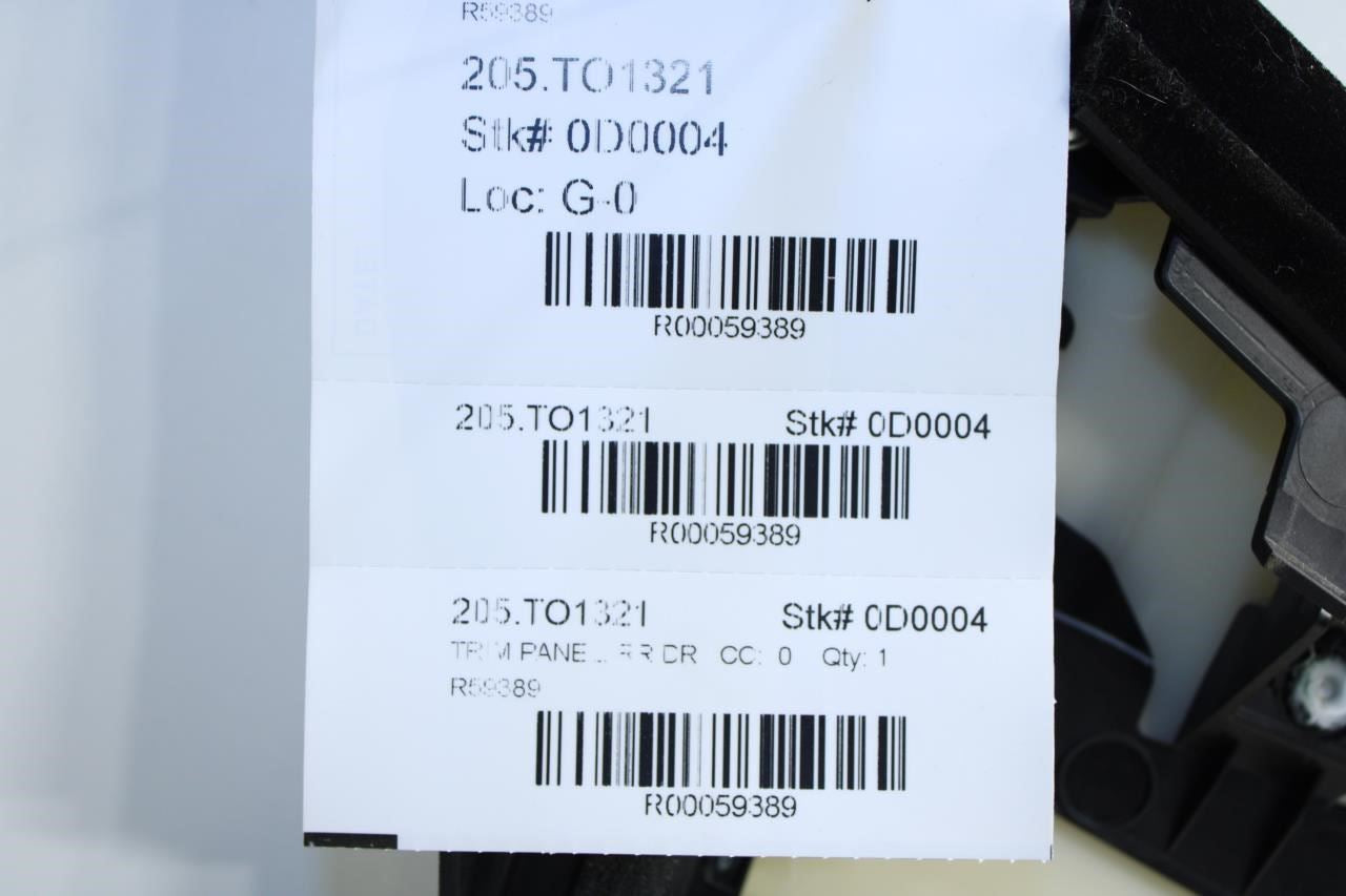 2016-2023 Toyota Tacoma Crew Cab Rear Right Side Door Trim Panel 67630-04100-C5 - Alshned Auto Parts