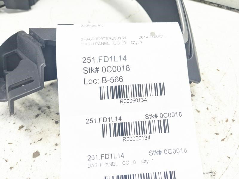 2013-2016 Ford Fusion FR LH Side Speedometer Cluster Bezel DS7Z-54044D70-BA OEM - Alshned Auto Parts