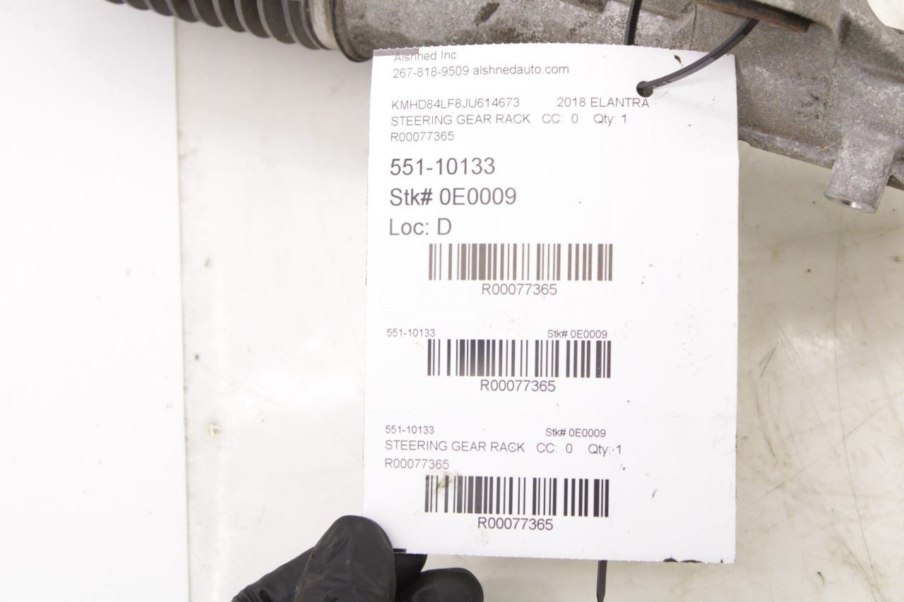 17-20 Hyundai Elantra Value Edition 2.0L Power Steering Gear Rack and Pinion 93K - Alshned Auto Parts