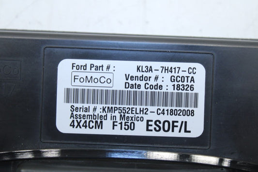 2019-2020 Ford F150 XL Super Cab 2.7L Transfer Case Control Module KL3A-7H417-CC - Alshned Auto Parts