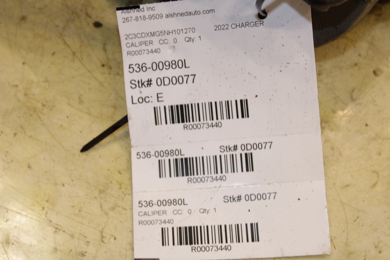 2006-2023 Dodge Charger GT AWD 3.6L Front Left Brake Disc Caliper 04755377AB OEM - Alshned Auto Parts