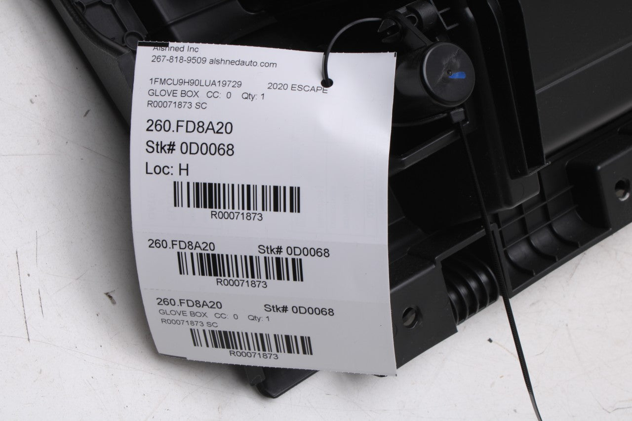 2020-2022 Ford Escape SEL Glove Box Storage Compartment LJ6B-S06040-AA OEM - Alshned Auto Parts