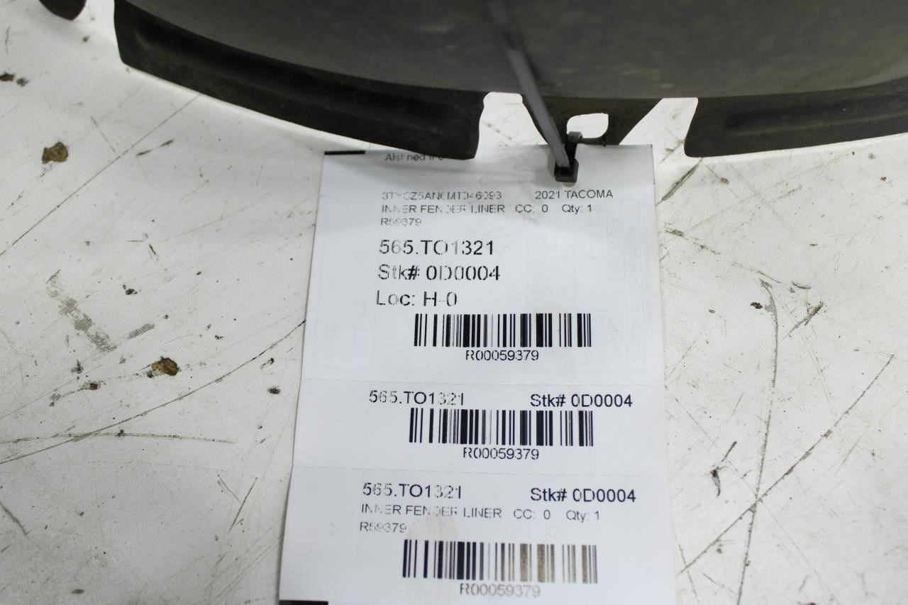 2015-23 Toyota Tacoma Rear Right Wheel House Liner Splash Shield 65637-04060 OEM - Alshned Auto Parts