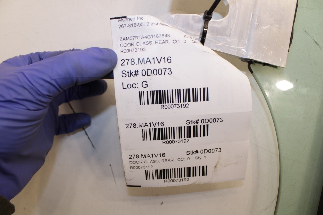 2014-2021 Maserati Ghibli S Q4 Rear Left Driver Side Door Window Glass 670038124 - Alshned Auto Parts