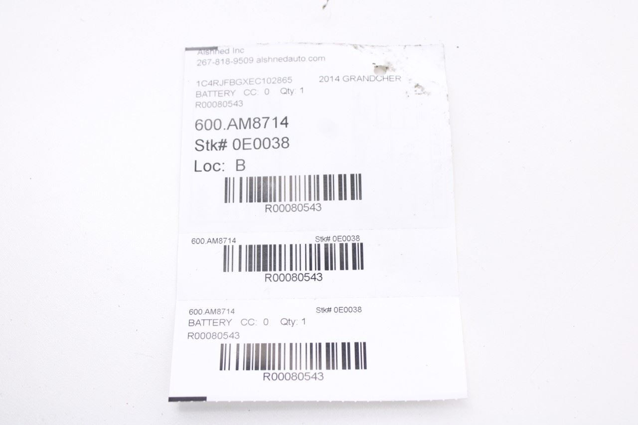 2014-2015 Jeep Grand Cherokee Alternator Starter Power Distribution Wire Harness - Alshned Auto Parts