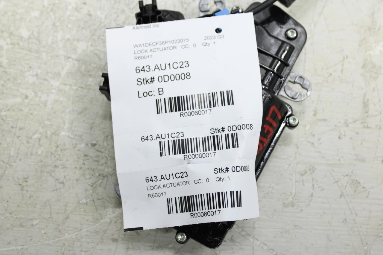 2019-2024 Audi Q3 S Line Rear Liftgate Lock Latch Actuator w/ Motor 81A-827-506 - Alshned Auto Parts