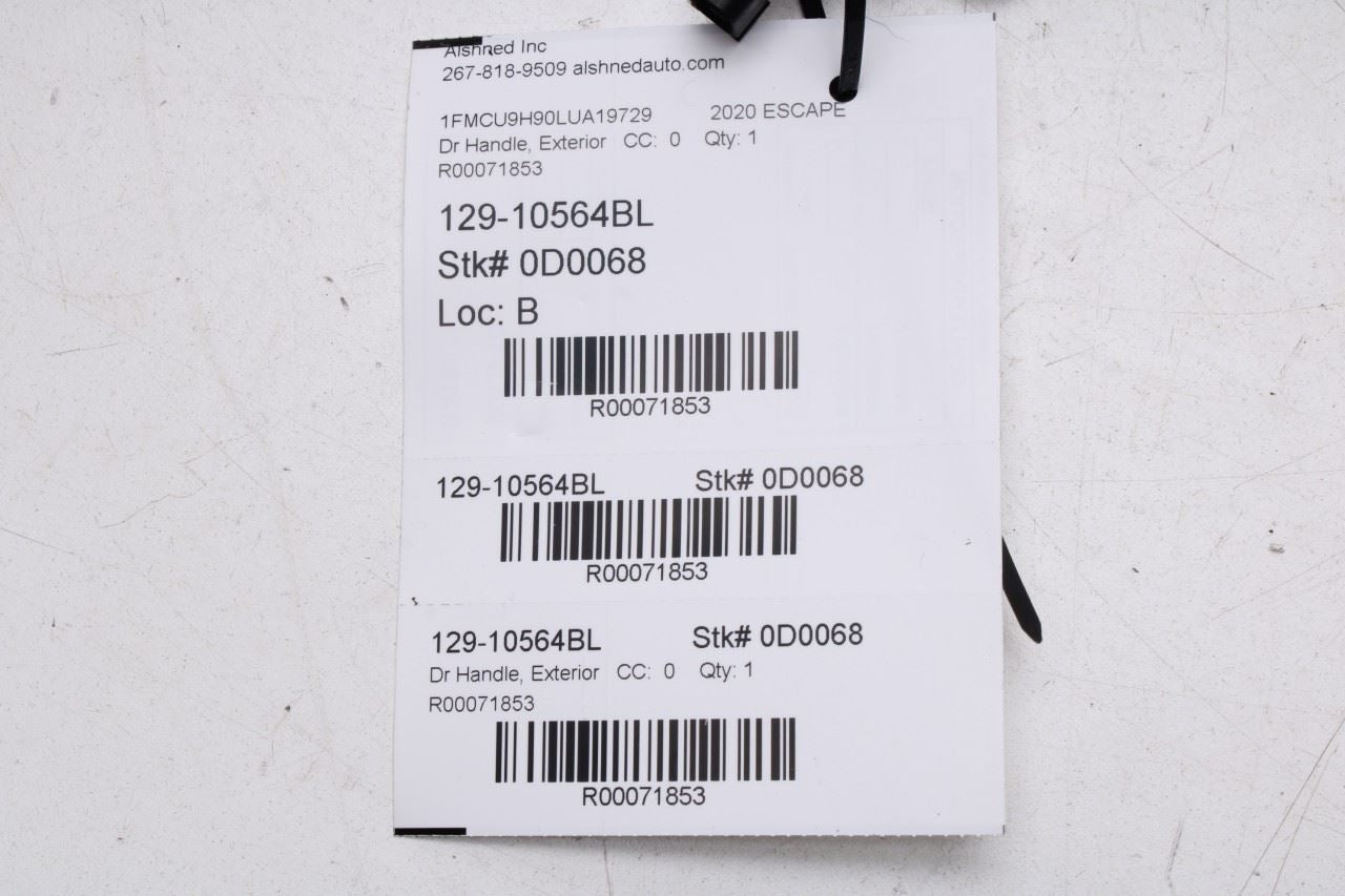 2020-2025 Ford Escape SEL 2.0L AWD Front Door Driver Left Side Exterior Handle - Alshned Auto Parts