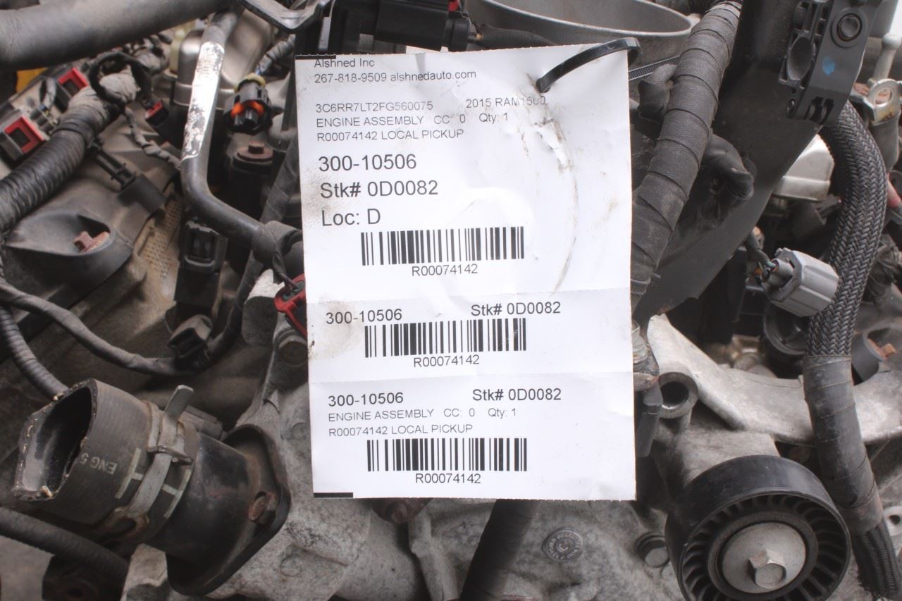 2014-24 Ram 1500 Big Horn 5.7L 4WD Engine VIN T 8th digit 117K 04893430PA *ReaD* - Alshned Auto Parts