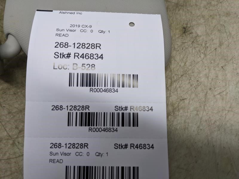 2018-2023 Mazda CX-9 FR Right Side Sun Visor w/ Mirror TK54-69-270-75 OEM *ReaD* - Alshned Auto Parts
