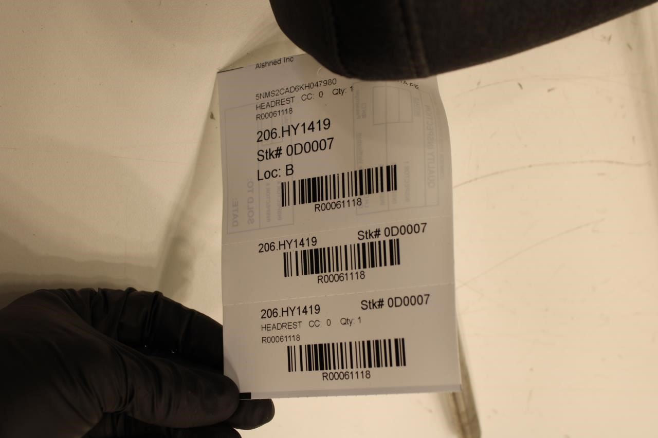 2019-2020 Hyundai Santa Fe SE Front Left Side Seat Headrest 88700-S2000-PTH OEM - Alshned Auto Parts