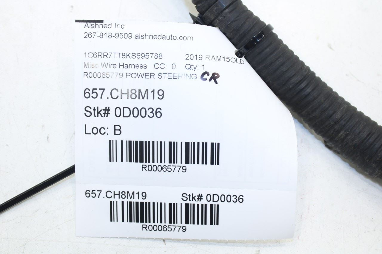 2017-24 Ram 1500 Classic Electric Power Steering Wire Harness 68299753AB *ReaD* - Alshned Auto Parts