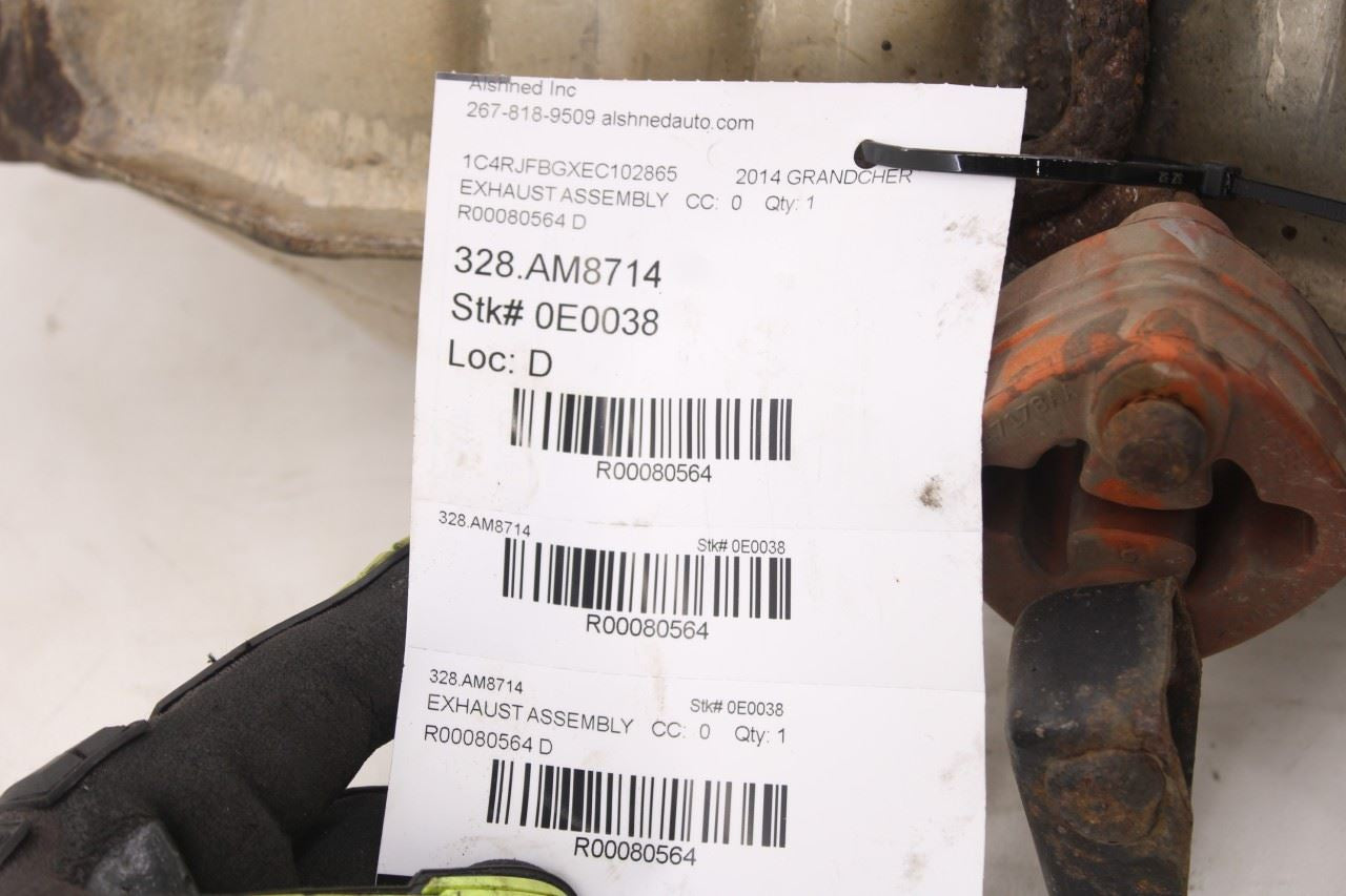 14-20 Jeep Grand Cherokee Limited 3.6L Exhaust System Center Muffler 52022398AC11