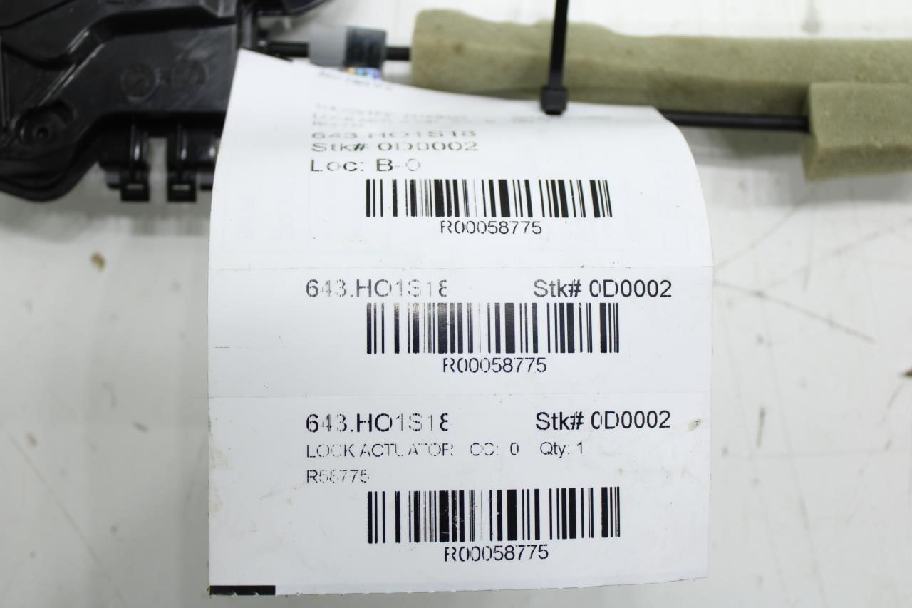 2018-2022 Honda Accord Rear Right Side Door Lock Latch Actuator 72610-TVA-A01 - Alshned Auto Parts
