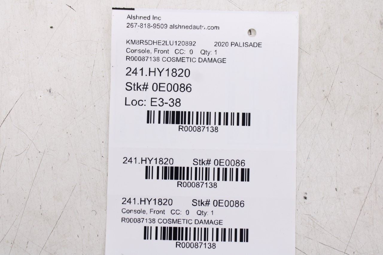 2020-22 Hyundai Palisade Console Shifter Control Selector w/ AC Heater Controls - Alshned Auto Parts