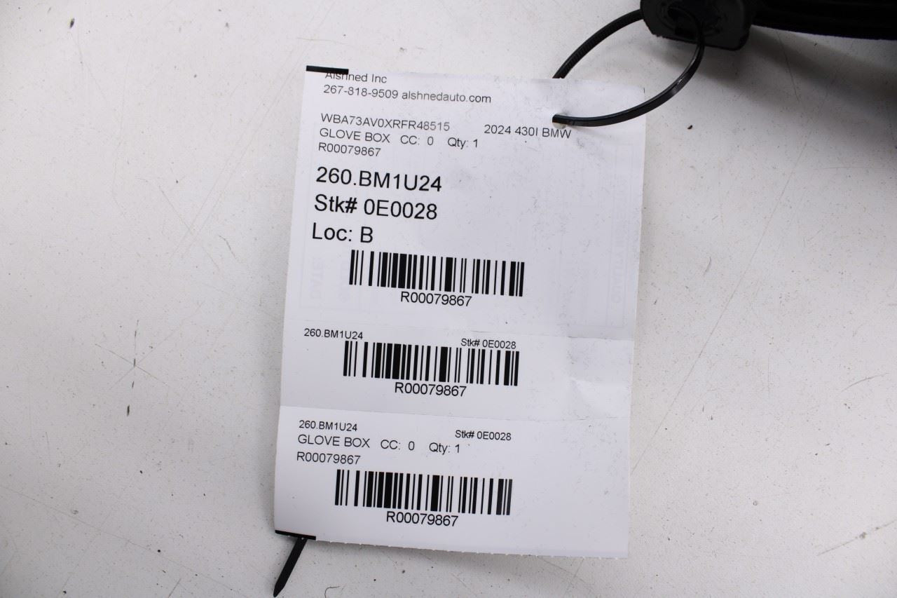 23-25 BMW 430i Gran Coupe xDrive Glove Box Door Storage Compartment 51169863833 - Alshned Auto Parts