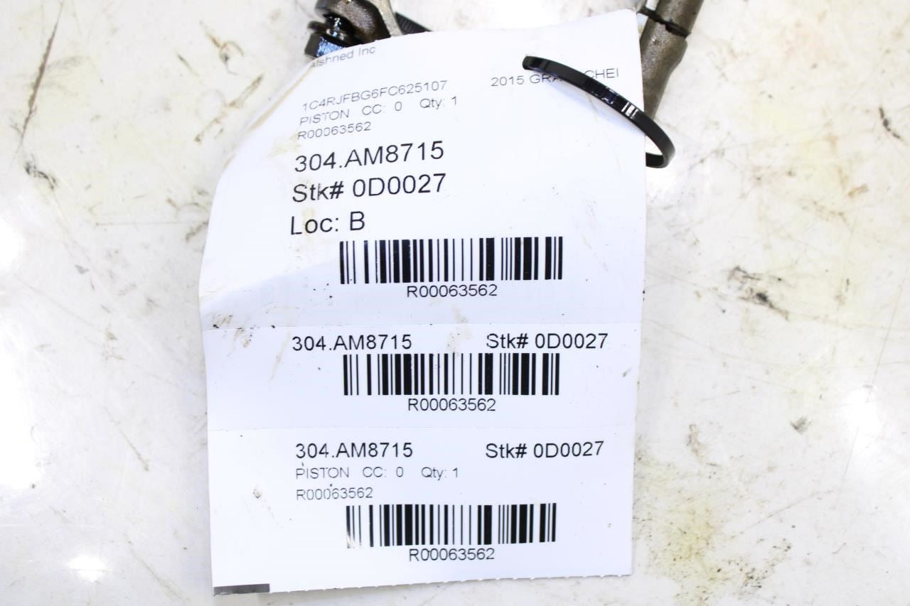 2011-15 Jeep Grand Cherokee Limited 3.6L Engine Piston Right 1 w/ Connecting Rod - Alshned Auto Parts