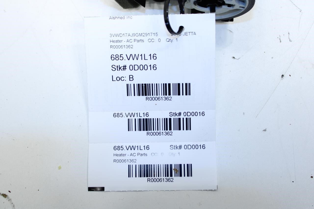 16-18 Volkswagen Jetta Sport FR LH Dash Outer Air Vent Grille 5C6-819-061-E-TAI - Alshned Auto Parts