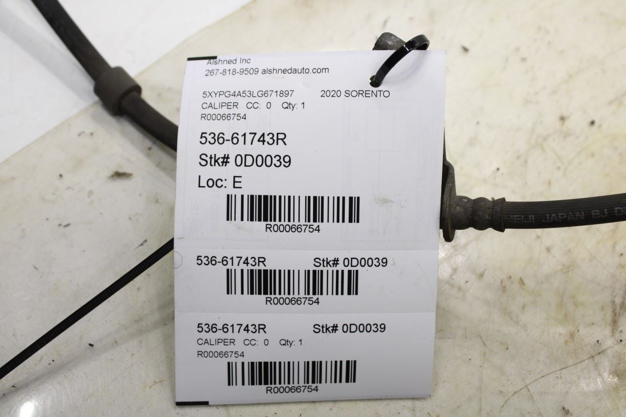 2016-20 Kia Sorento LX Front Right Passenger Side Brake Disc Caliper 58190-C6A00 - Alshned Auto Parts