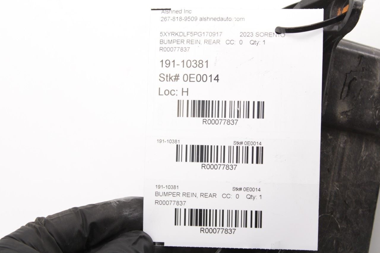 21-2025 Kia Sorento X-Line SX Prestige Rear Bumper Reinforcement Impact Bar OEM - Alshned Auto Parts
