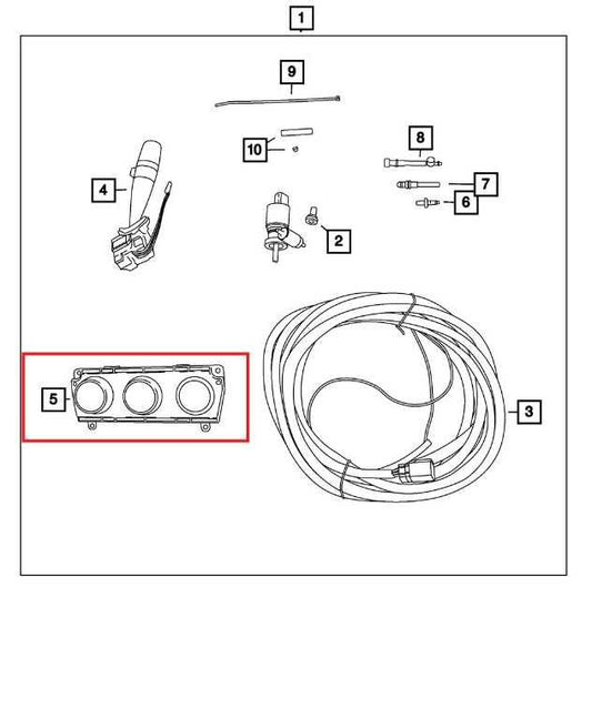 2014-18 Jeep Wrangler Sport 2dr Dash AC Heater Climate Control Panel 68197433AB - Alshned Auto Parts
