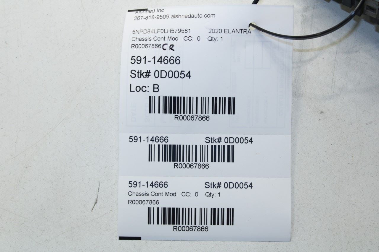 2019-20 Hyundai Elantra SEL Body Computer Control Module 954A0-F2AL2 OEM *ReaD* - Alshned Auto Parts