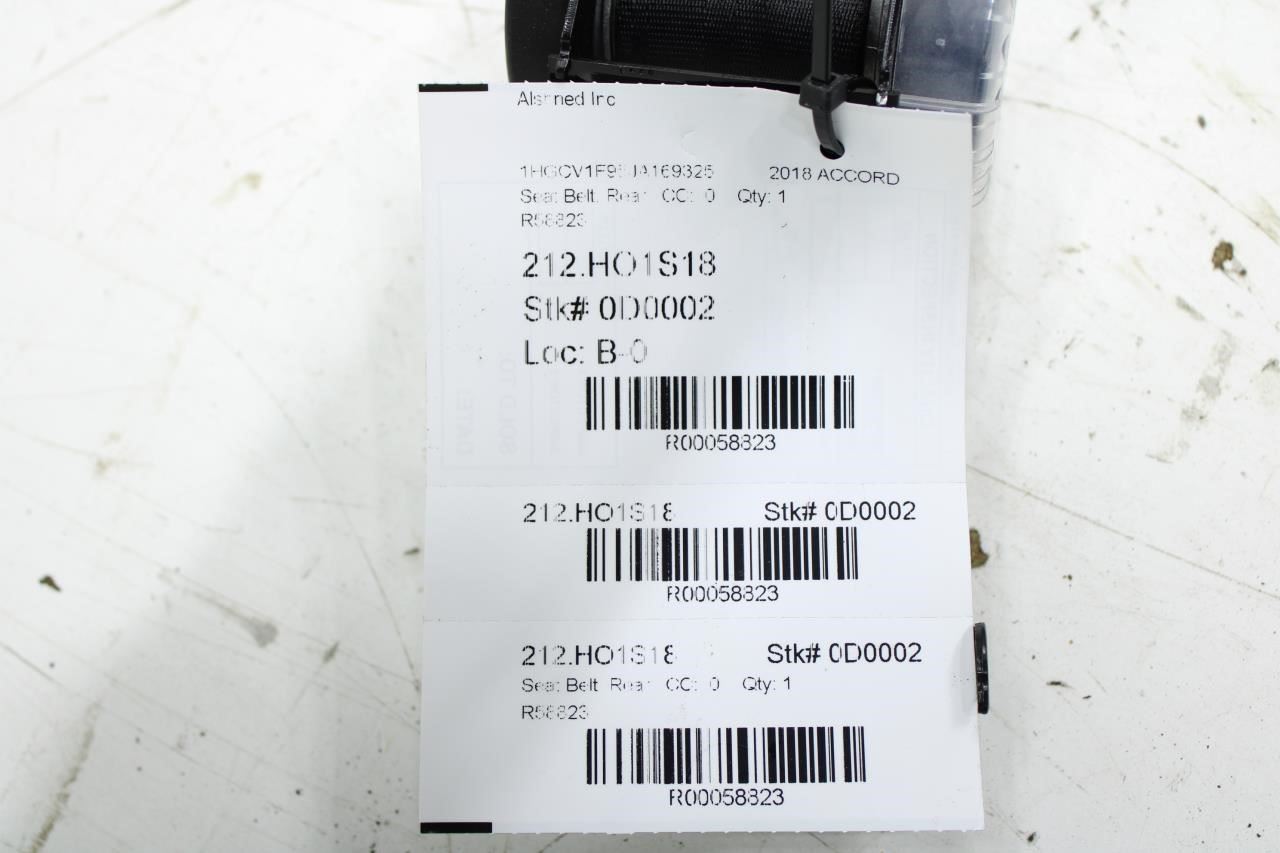 18-22 Honda Accord Rear Right Side 2nd Row Seat Belt Retractor 82450-TVA-A01 OEM - Alshned Auto Parts
