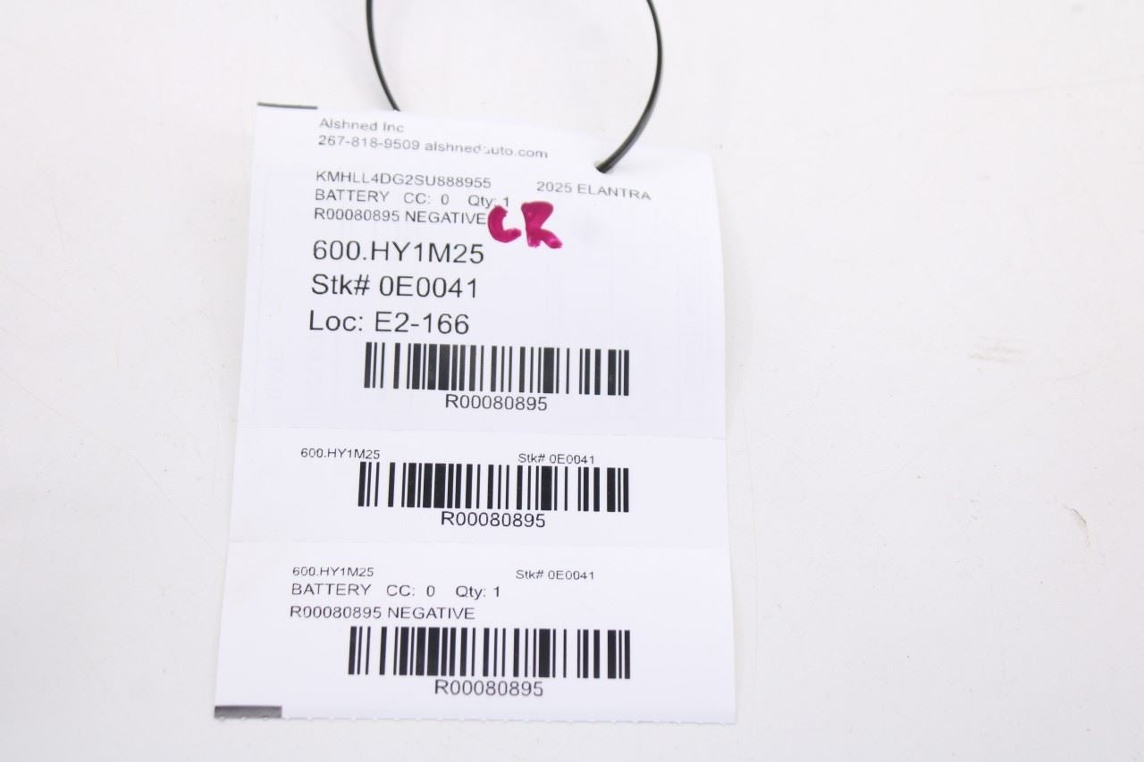 24-26 Hyundai Elantra SE 2.0L Negative Battery Sensor Cable Wire Harness *ReaD*14