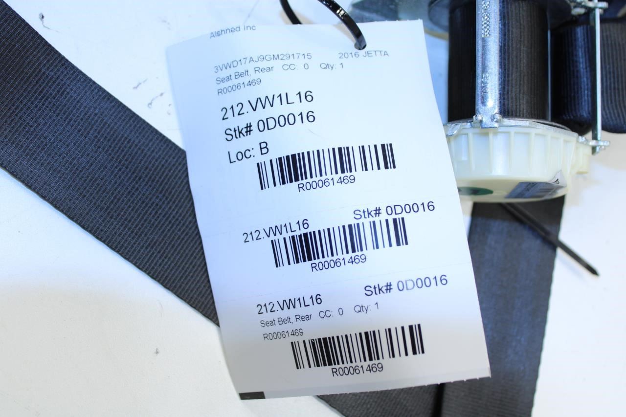 11-18 Volkswagen Jetta Sport Rear RH 2nd Row Seat Belt Retractor 5C6-857-806-RAA - Alshned Auto Parts