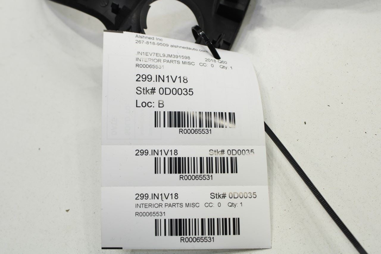 2017-2022 Infiniti Q60 Luxe Dashboard Speedometer Cluster Bezel Trim 68240-4GF0A - Alshned Auto Parts