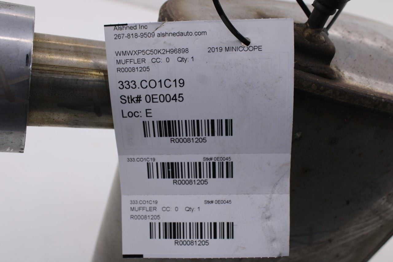 2014-2024 Mini Hardtop Cooper 1.5L FWD Rear Exhaust System Muffler 1830861542912