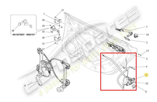 2014-2017 Maserati Ghibli 3.0L Rear Right Door Lock Latch Actuator 670004628 OEM - Alshned Auto Parts