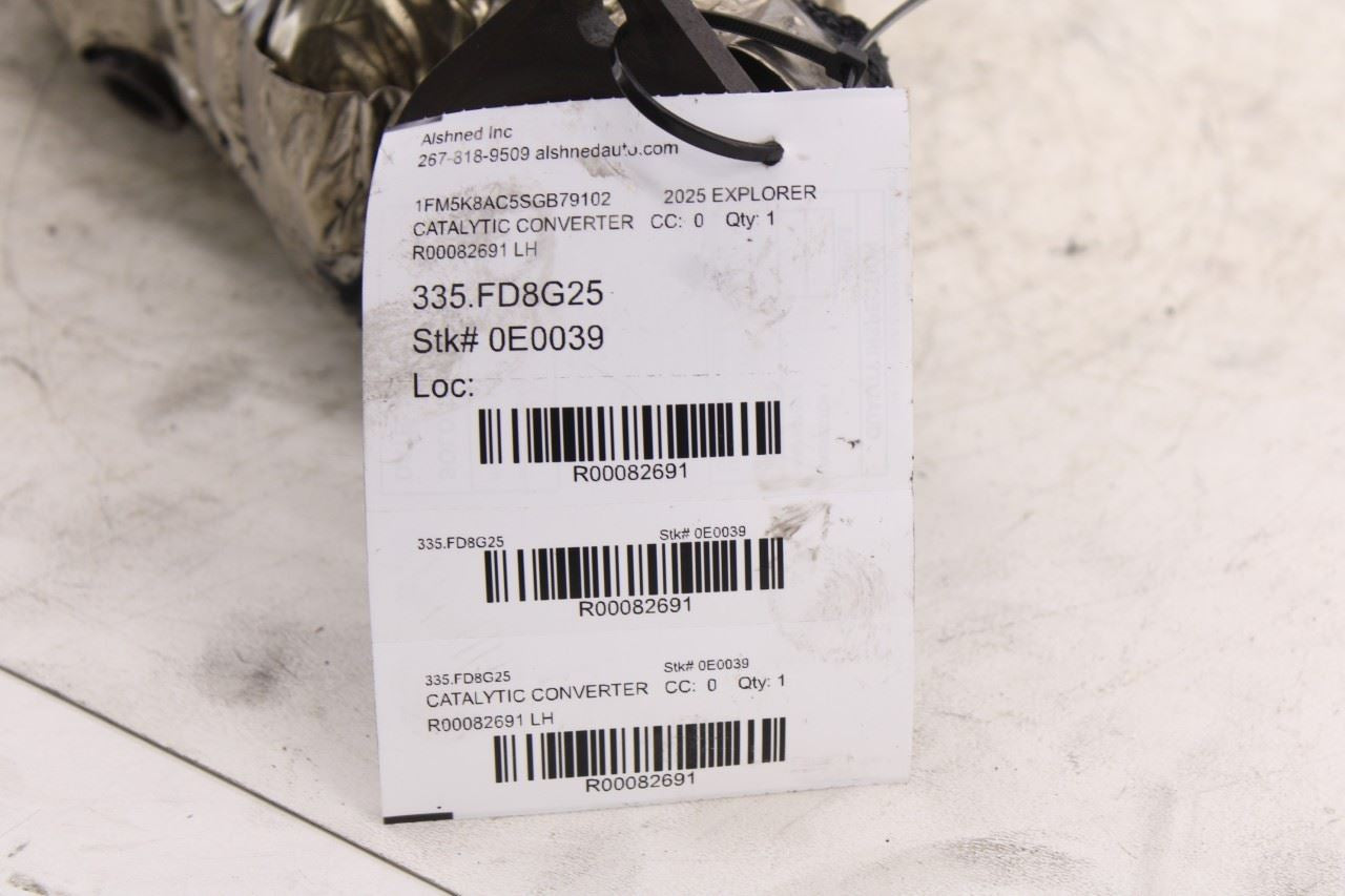 2025 Ford Explorer Interceptor 3.0L Gas Left Side Exhaust Pipe R1M3-5E213-DC OEM11