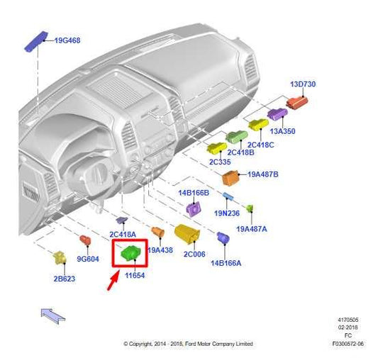2015-2020 Ford F150 Dash Left Side Headlight Control Switch FL3T-13D061-BCW OEM - Alshned Auto Parts
