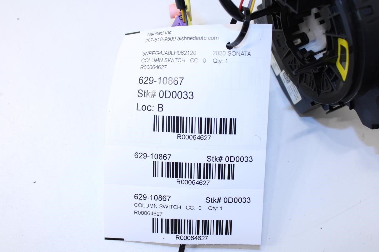 2020-23 Hyundai Sonata SE Steering Column Combination Control Switch 934A2-L1050 - Alshned Auto Parts