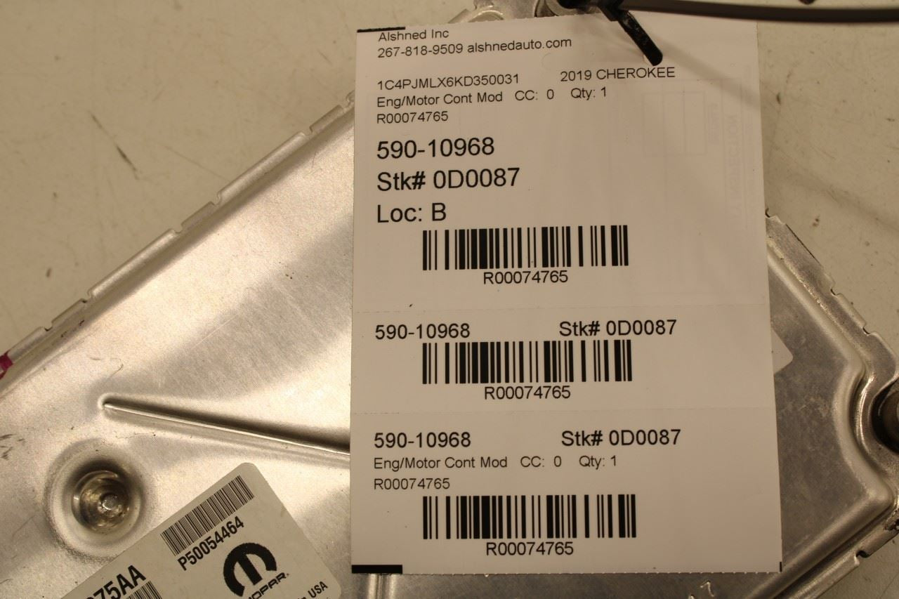 2019 Jeep Cherokee Latitude Engine Control Module ECU ECM 68328875AA OEM - Alshned Auto Parts