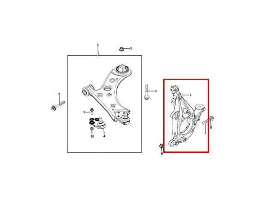 2017-2025 Jeep Compass Latitude Front Right Side Spindle Knuckle Hub 68282576AE - Alshned Auto Parts