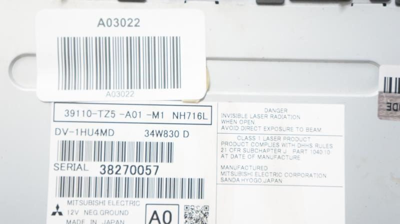 2014-2020 Acura MDX Rear Entertainment DVD Player 39110-TZ5-A01-M1 OEM - Alshned Auto Parts