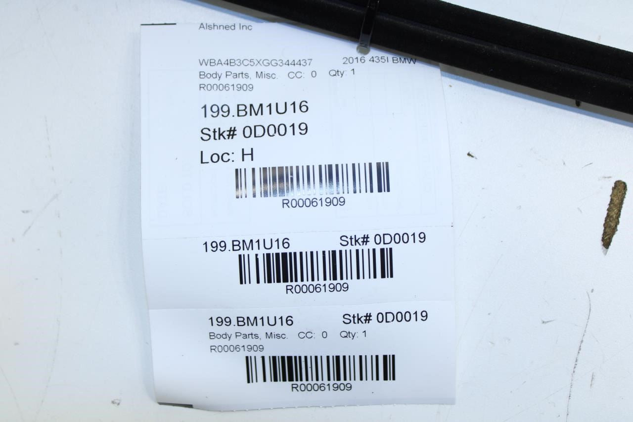 2015-2016 BMW 435i Gran Coupe Front Left Door Outer Belt Molding 51-35-7-310-201 - Alshned Auto Parts
