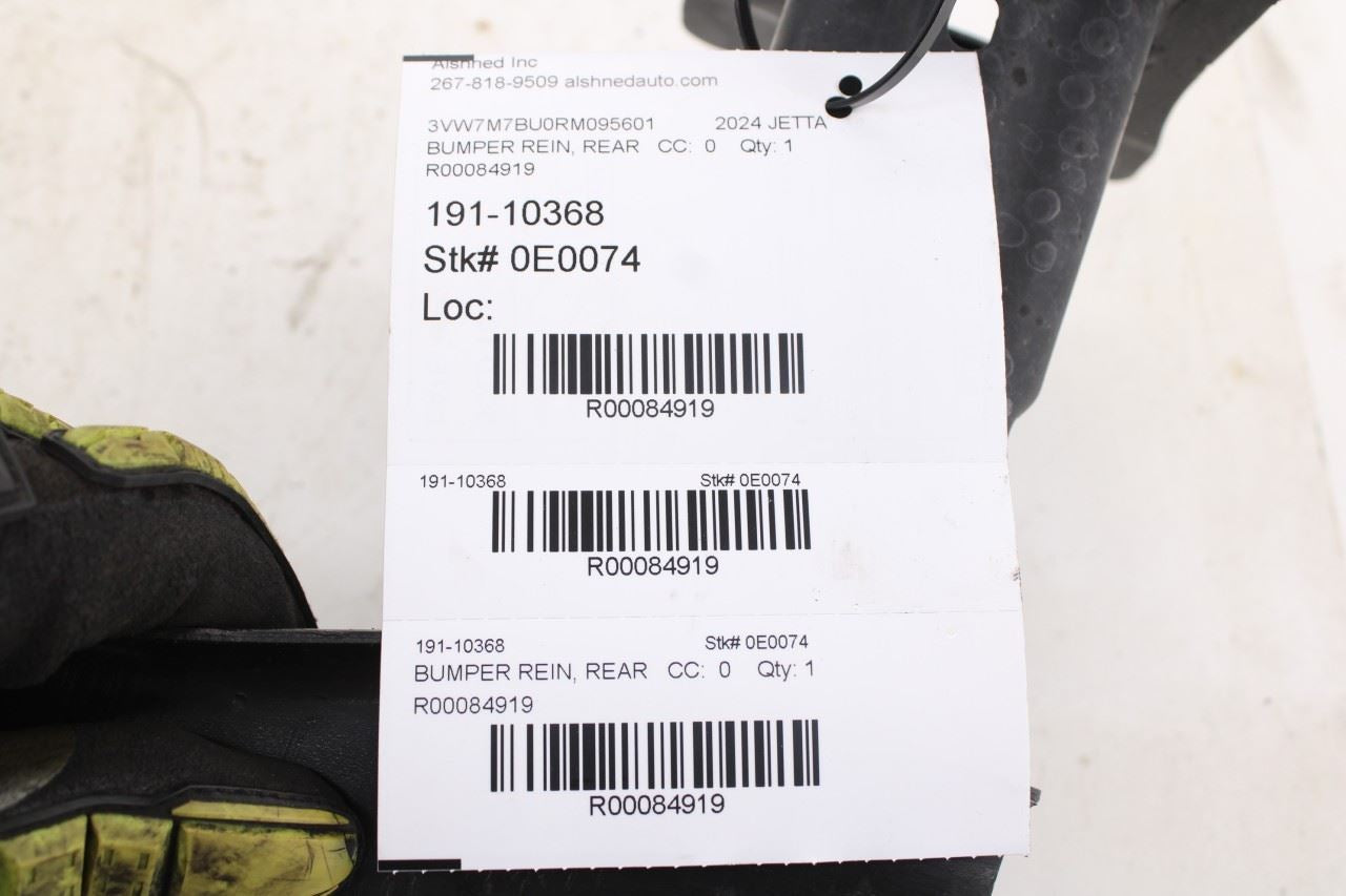2022-26 Volkswagen Jetta SE Rear Bumper Reinforcement Impact Bar Beam 17A807305F9