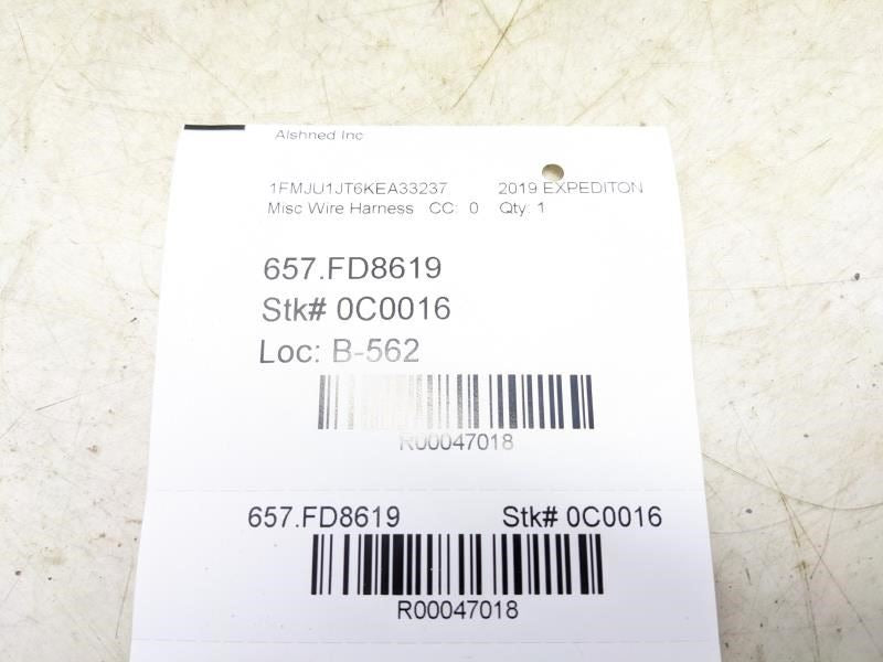 2018-2019 Ford Expedition Rear Left Driver Door Wire Harness JL1T-14633-KC OEM - Alshned Auto Parts